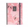 Carnet relié avec élastique FLAMINGO - Legami