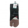 Chaussettes japonaises TM434 Fuji Noir - Tsubame