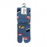 Chaussettes japonaises TM446 Sushis Bleu - Tsubame