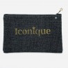 Pochette ICONIQUE Noir - Lulu en Provence