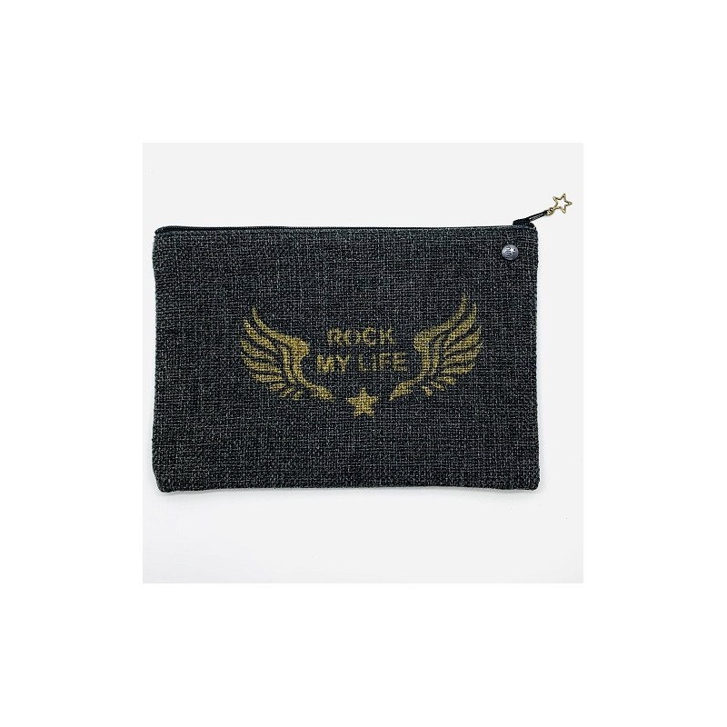 Pochette ROCK MY LIFE Noir - Lulu en Provence