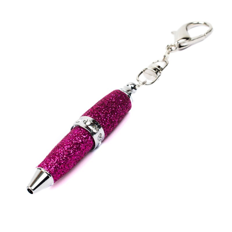Stylo porte-clé STRASS Fushia - Catwalk