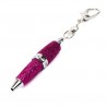 Stylo porte-clé STRASS Fushia - Catwalk