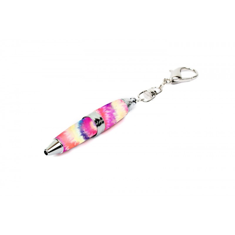 Stylo porte-clé TIE-AND-DYE Rose- Catwalk