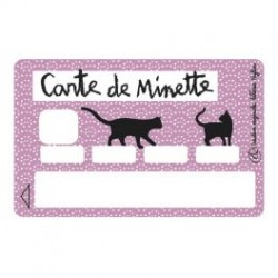 Sticker CB Carte de Minette...