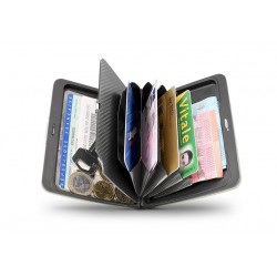 Porte-cartes mat RFID V2 Large Stone Grey - Ögon