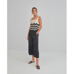 Pantalon court LITO517 Noir - Surkana