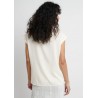 Top uni TOPSA Ecru - Made in sens