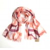 Foulard imprimé NATE221 Rose - Surkana
