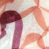 Foulard imprimé NATE221 Rose - Surkana