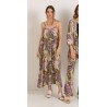 Robe longue imprimée 1307 Lila - See the moon