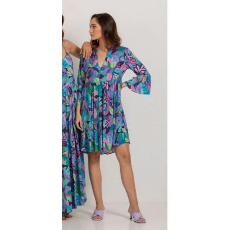 Robe imprimée 1261 - See the moon - Achat en ligne - Jaines