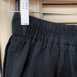 Pantalon lin mélangé PS401 Noir - C'est Beau la Vie