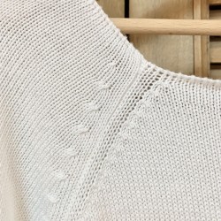 Pull/Gilet réversible B4106 Blanc - Le Petit Baigneur