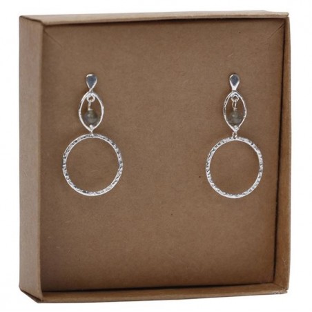 Boucles d'Oreilles ALESSANDRA Silver - The Moshi