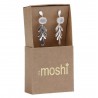 Boucles d'Oreilles ALLY Silver - The Moshi