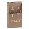 Boucles d'Oreilles DONNA Silver - The Moshi