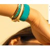 Bracelet JUDE Bleu lagon - bangle up