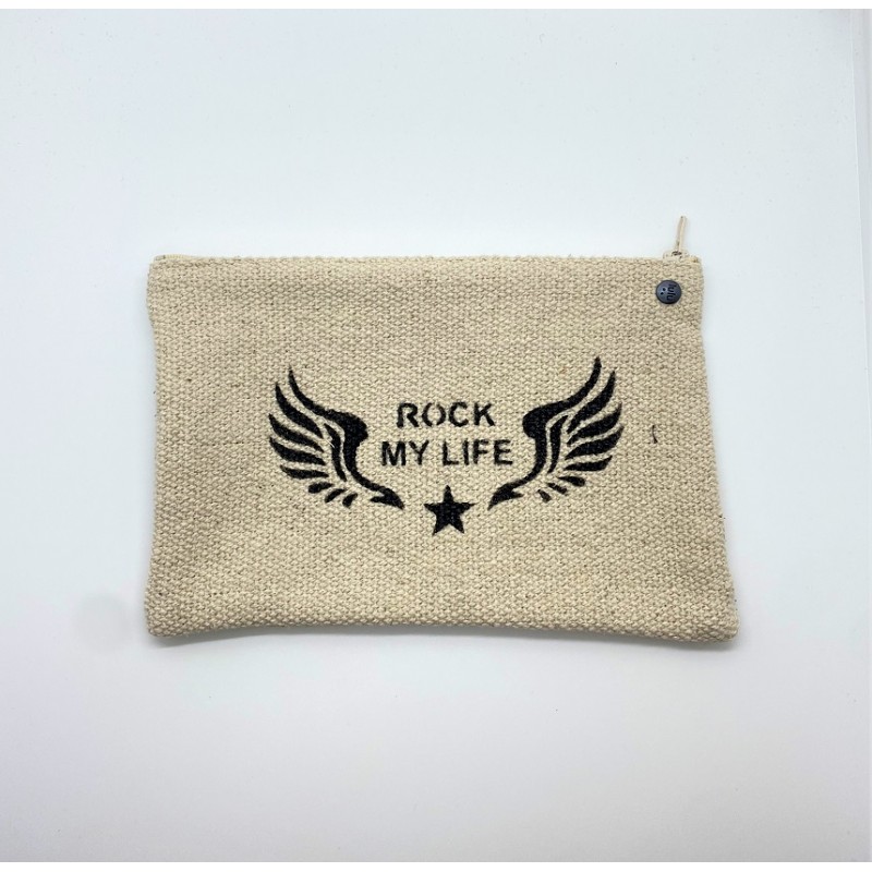 Pochette Rock my life - Lulu en Provenance - Achat en ligne - Jaines