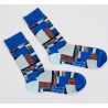 Chaussettes MECANISME - Bleu - Made In Sens