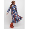 Robe longue MECANISME Bleu - Made In Sens