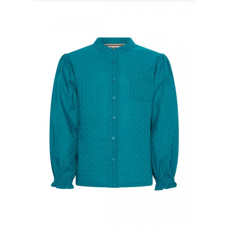 Blouse bleue W8349 - 4 funkyflavours