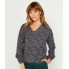 Blouse imprimée DBLO063 Forest - Diplodocus