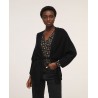 Gilet kimono LITI338 Noir - Surkana
