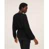 Gilet kimono LITI338 Noir - Surkana
