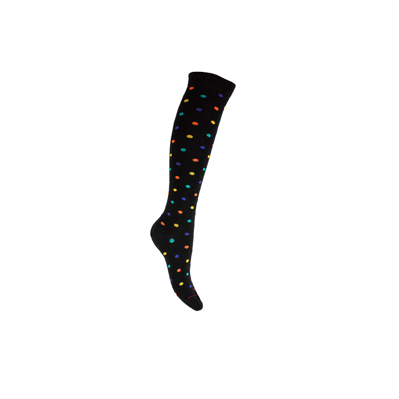 Chaussettes hautes 58274 pois multi - Labonal