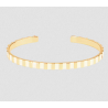 Jonc INES Blanc sable - bangle up