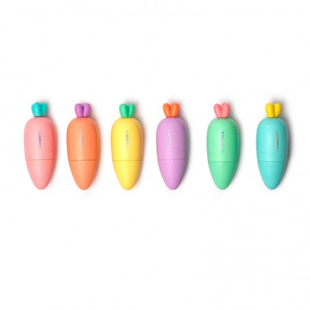 Mini surligneurs CARRATE TEAM  - Legami - Achat en ligne - Jaines
