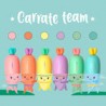 Mini surligneurs CARRATE TEAM  - Legami - Achat en ligne - Jaines