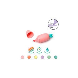 Mini surligneurs CARRATE TEAM  - Legami - Achat en ligne - Jaines