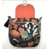 Besace Feuillages Noir - Little-Bird and Co