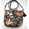 Besace Feuillages Noir - Little-Bird and Co