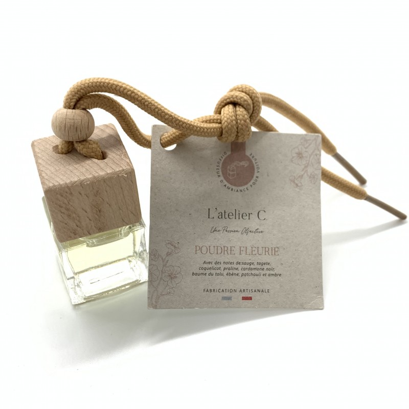 Diffuseur de voiture Poudre Fleurie - L'Atelier C - Achat en ligne - Jaines