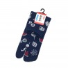 Chaussettes japonaises PASTEQUE Marine - Tsubame