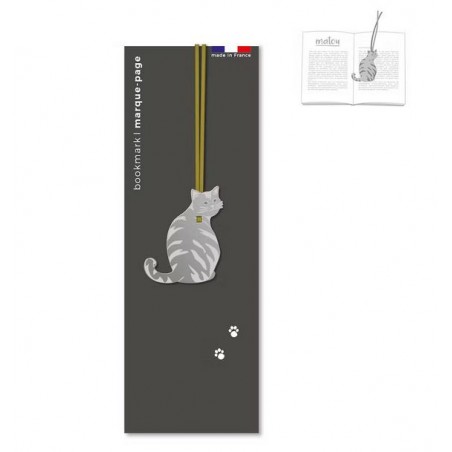 Marque-page en métal - matou-tout simplement- Achat en ligne - Jaines