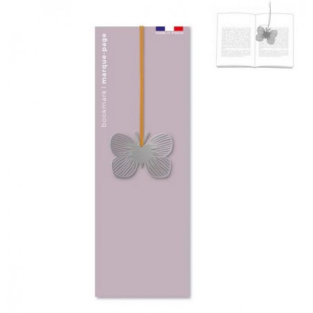 Marque-page en métal - papillon -tout simplement- Achat en ligne - Jaines