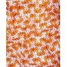 Foulard Imprimé Orange VOCU221 - Surkana