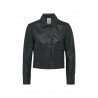 Veste en cuir noir NO1106 - Mexx
