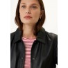 Veste en cuir noir NO1106 - Mexx