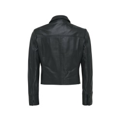 Veste en cuir noir NO1106 - Mexx
