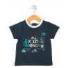 T-Shirt Bleu Indigo EZAFIO - Elle est où la mer