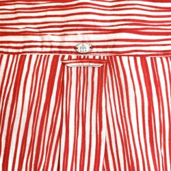Chemise Imprimé Rouge Vif COLIBRI-10241 - Mat de Misaine