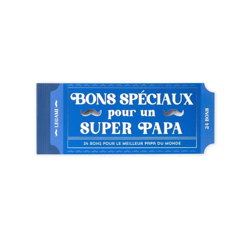 24 Bons Pour Un Super Papa - Legami - Achat en ligne - Jaines
