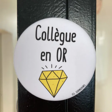 Magnet Collègue en Or - Les Cornichons - Achat en ligne - Jaines