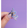 Pin's Serpent Bleu - Malicieuse - Achat en ligne - Jaines