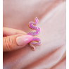 Pin's Serpent Rose - Malicieuse - Achat en ligne - Jaines